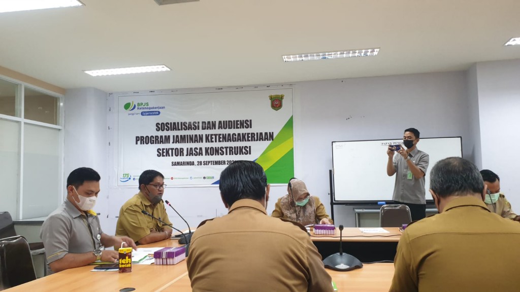 Sosialisasi dan Audiensi Program Jaminan Ketenagakerjaan Sektor Jasa Konstruksi
