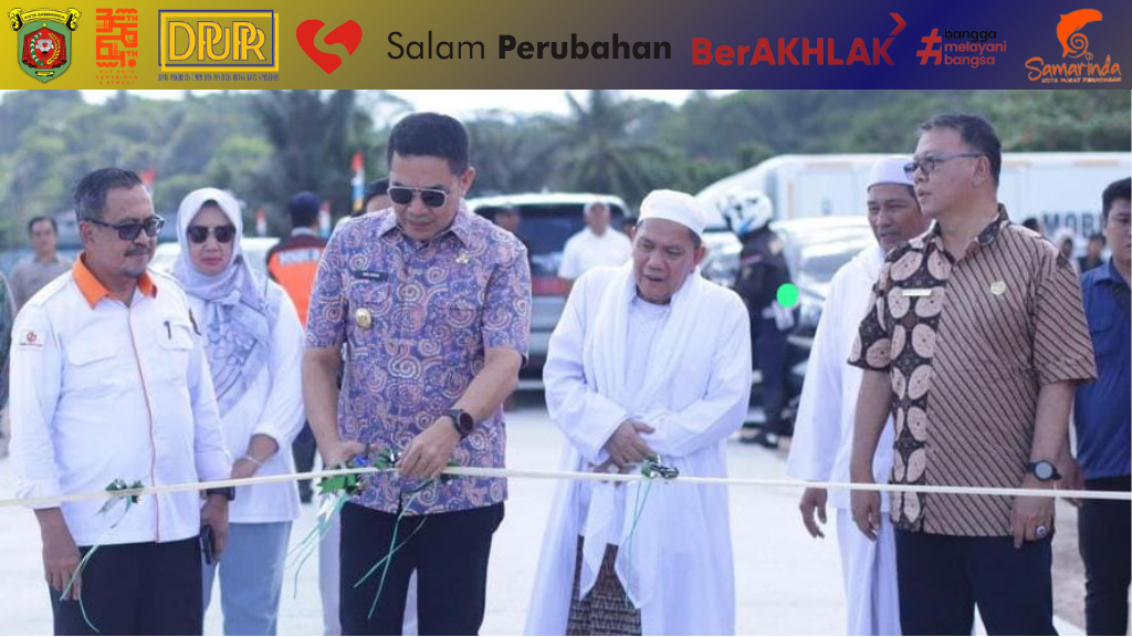Wali Kota Samarinda Meresmikan Pembangunan Jalan Baru Merdeka - Sambutan