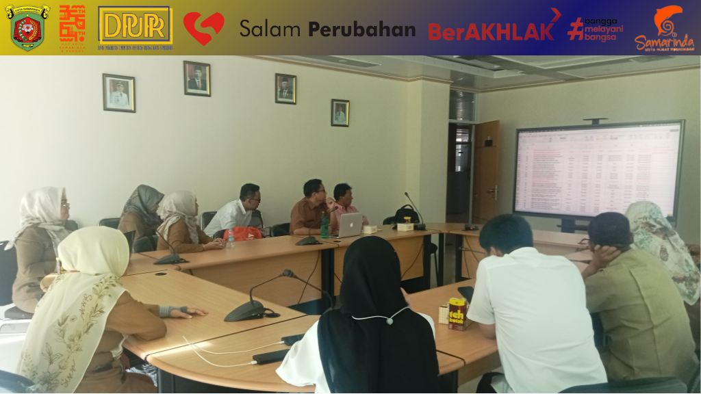 Kunjungan Tim Data Sistem Informasi Penyelenggara Statistik Sektoral Universal Terintergrasi Kota Samarinda (SIPeSSUT)
