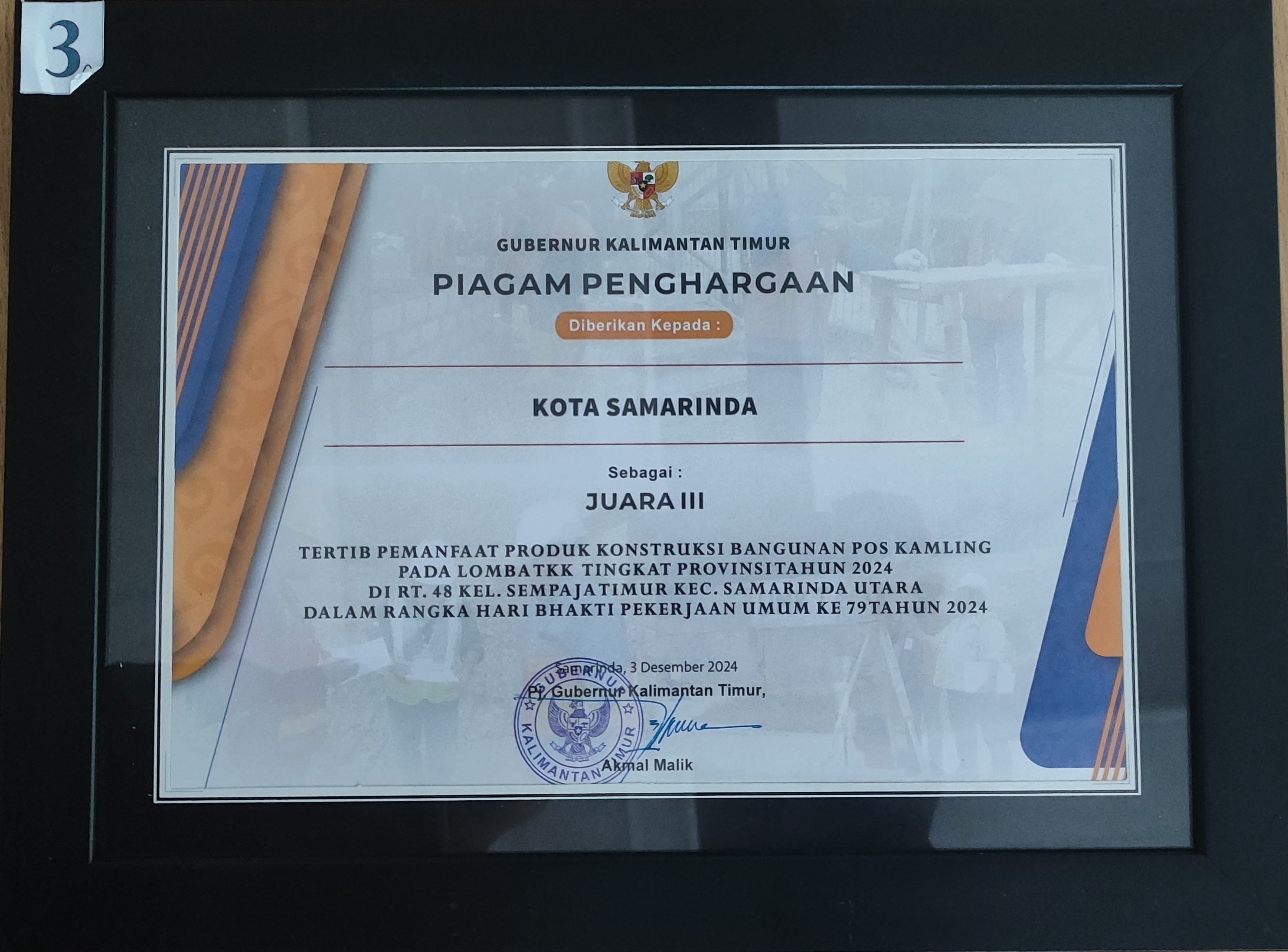 Penghargaan Sub Urusan Jasa Konstruksi Kabupaten/Kota Dalam Rangka Hari Bakti Pekerjaan Umum ke 79 Tahun 2024